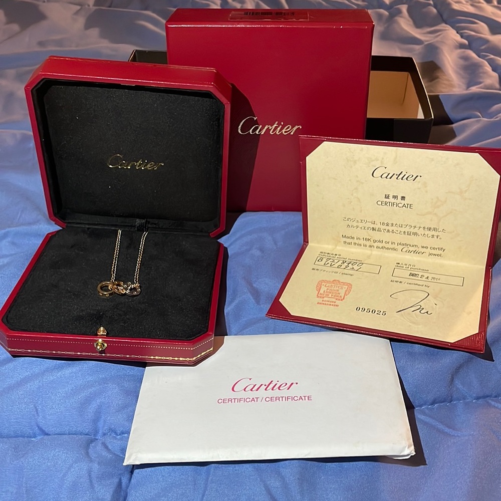 Cartier Love Necklace, 6 Diamonds Love